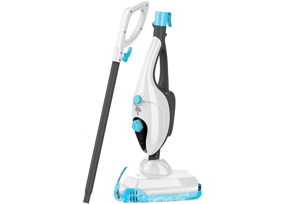 Mop parowy DIRT DEVIL Aqua Clean M325 Duży zbiornik na wodę 0,33 l obrotowy uchwyt lekka konstrukcja