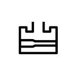 Czarno-biała ikona Mini Elektroszczotki Pet Tool+ odkurzacza Samsung VS20C852FTB/GE