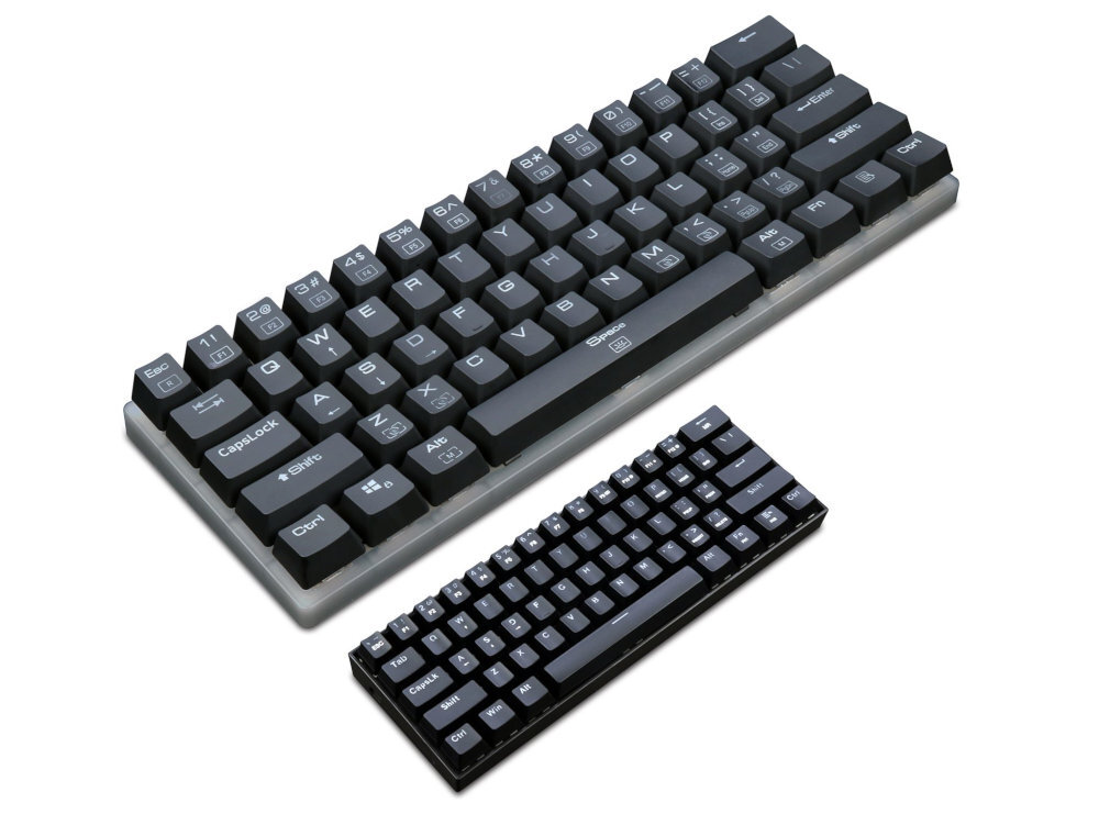 Redragon Alien układ 60% 61 klawiszy duże przełączniki Redragon Red keycapy podświetlenie RGB