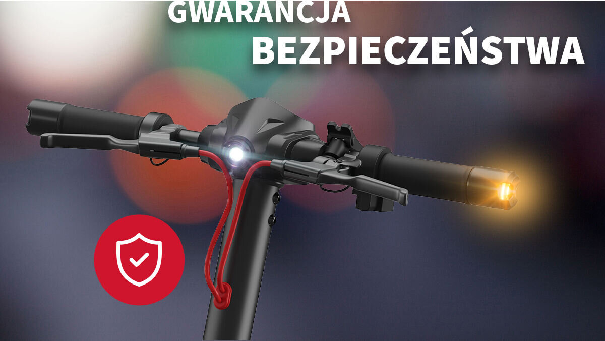 Hulajnoga elektryczna SHARP KS3CEU-B Czarny ładowanie żywotność baterii akumulator Maksymalna prędkość wyświetlacz Podłącz smartfona uchwyt na telefon Szeroki podest mata antypoślizgowa podświetlenie