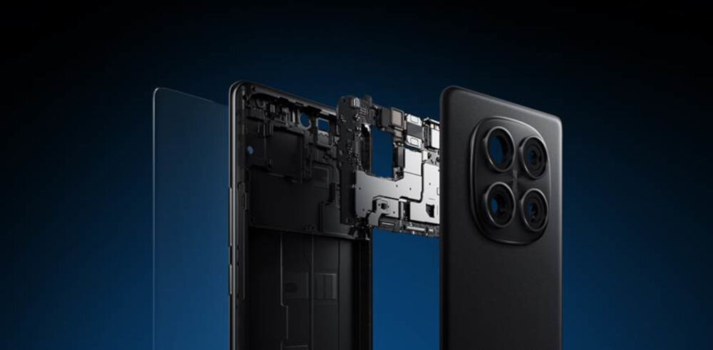 Smartfon XIAOMI Redmi Note 14 Pro 8/256GB 6.67 cali 120Hz Czarny prezentacja warstw telefonu ochrona IP64 odporność na pył i rozpryski wody Corning® Gorilla® Glass Victus® 2 opiera się upadkom i zarysowaniom aluminiowa ramka wewnętrzne wzmocnienia skutecznie chroni podzespoły polimerowy materiał stalowe elementy odporność bezpieczeństwo trwałość