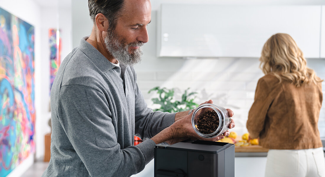 Ekspres NIVONA Cube 4106 Zdjęcie Jeden rodzaj ziaren