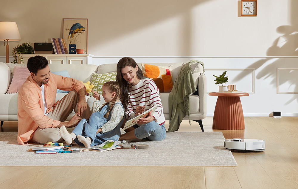 Robot sprzątający DREAME L10S Pro Gen 2 Wydajne czyszczenie dywanów automatyczne zwiekszanie mody identyfikacja dywany chodniki precyzja ultradźwiękowe detektory aplikacja Dreamehome opcja dwukrotnego czyszczenia dywanów