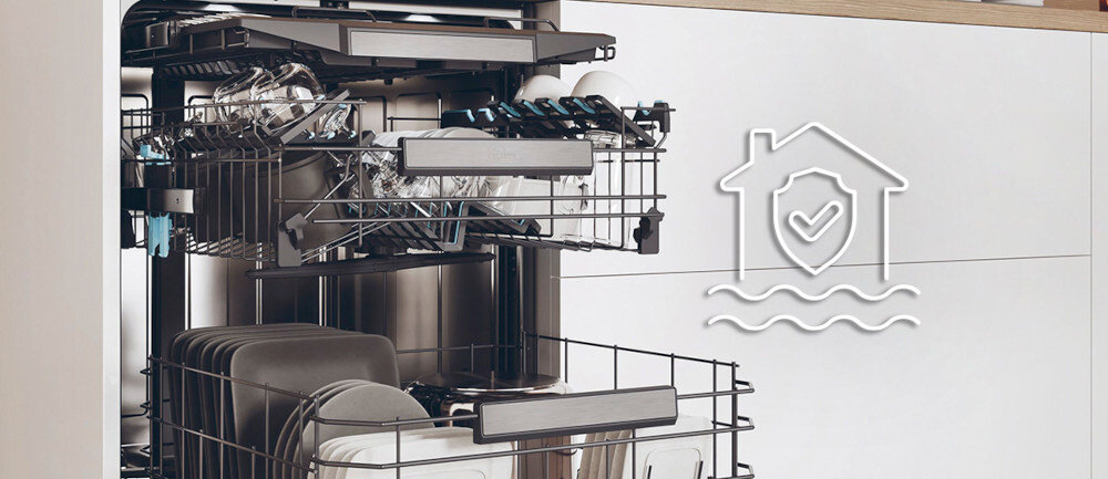 ZMYWARKA HAIER XI 6B0M3PDB ochrona przed zalaniem niezawodność bezpieczeństwo użytkowanie