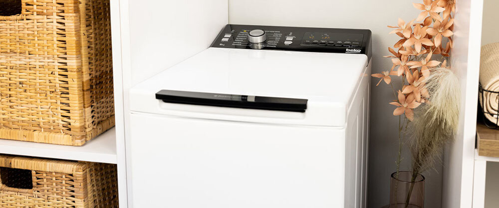 PRALKA BEKO BTL1WFP10622PL Minimalistyczny design wygląd styl Elegancki czarny panel intuicyjny elektroniczny wyświetlacz komfort użytkowania