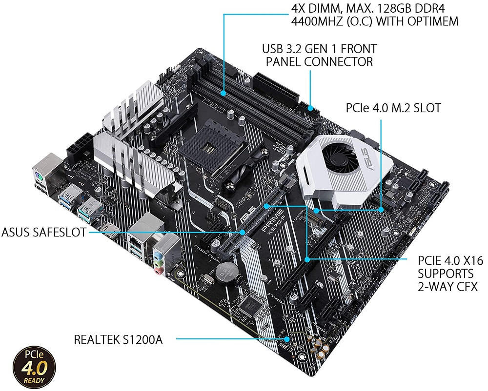Płyta główna ASUS Prime X570-P - doskonaly dzwiek 