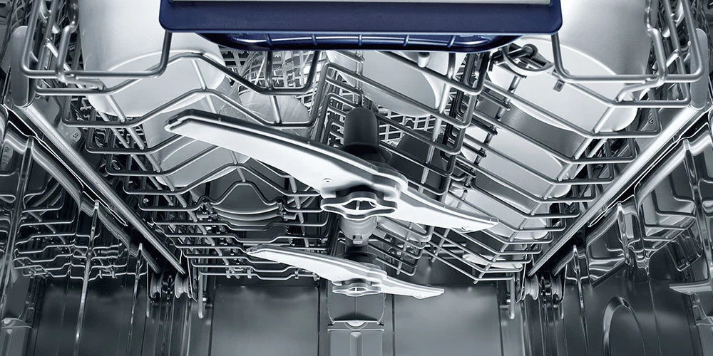 Zmywarka SIEMENS SR656X01TE - Podwójne ramię duoPower