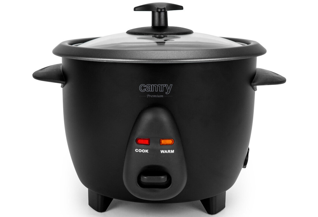Ryżowar CAMRY CR 6419 Stabilność w każdej kuchni Antypoślizgowe nóżki bezpieczne ustawienie komfort użytkowania
