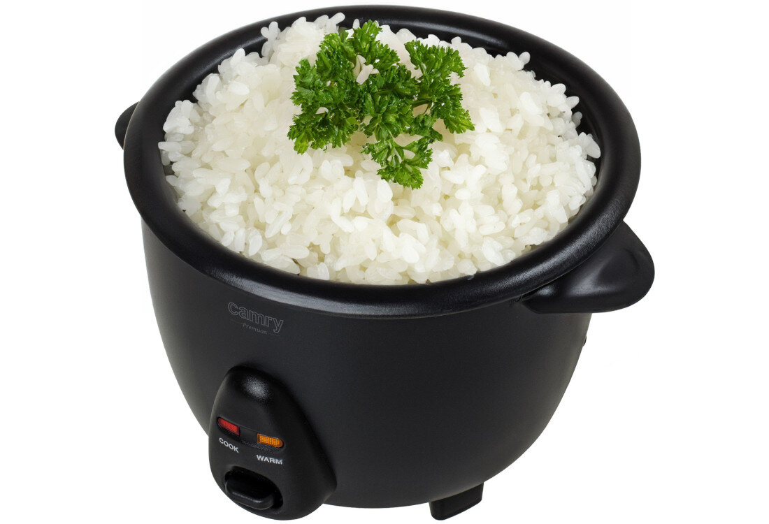 Ryżowar CAMRY CR 6419 Odpowiednia moc pojemność dopasowanie szybkie gotowanie posiłek wsparcie