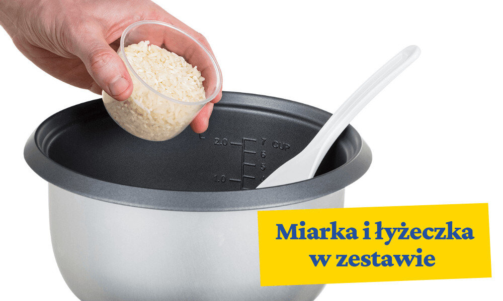 Ryżowar RUSSELL HOBBS 27040-56 Miarka i łyżeczka precyzja ilość odmierzanie łyżeczka