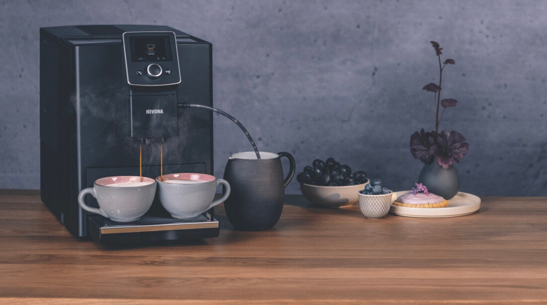 Ekspres NIVONA Cafe Romatica 820 Czarny zaawansowana technologia spieniania mleka uzytkowanie