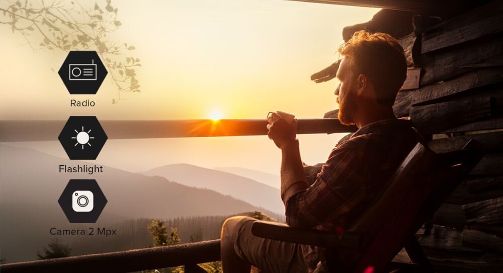 Telefon MYPHONE Hammer 6 LTE praktycznosc latarka 