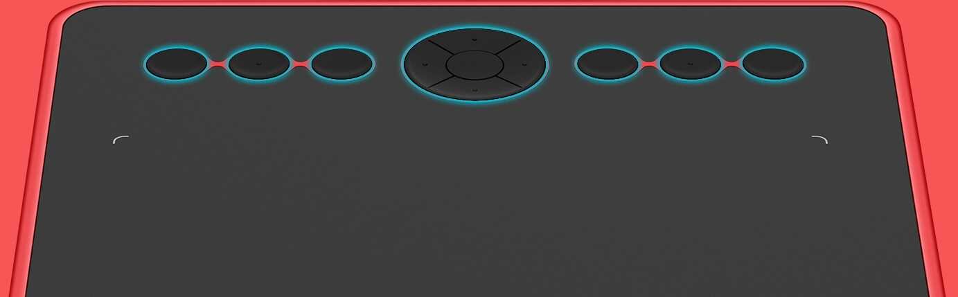 Tablet graficzny HUION H320M - Programowalne klawisze 