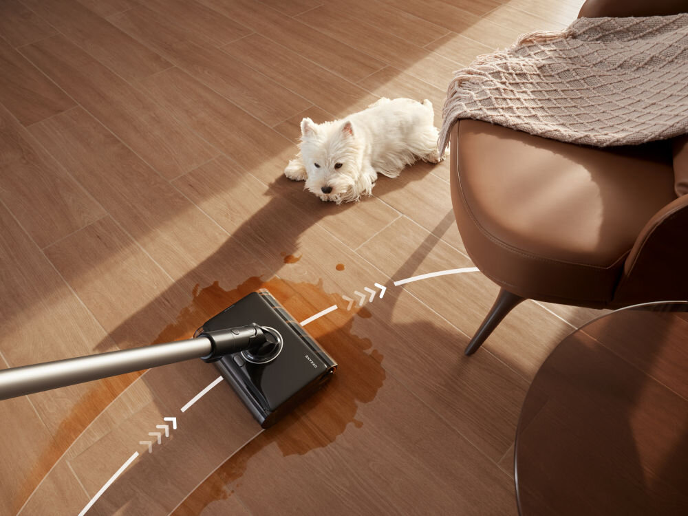 DREAME R20 Ultra AquaCycle z głowicą obracaną o 90 stopni do sprzątania pod meblami