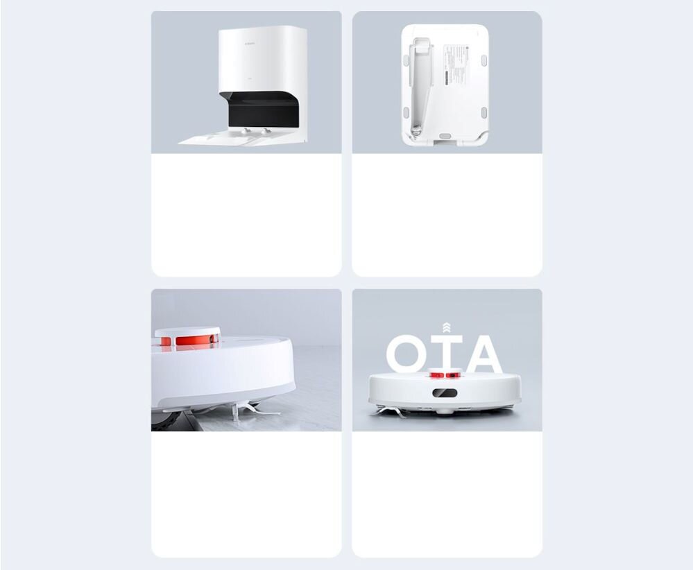 Robot sprzątający XIAOMI Vacuum X10 EU otworu wentylacyjnego radzi sobie z przeszkodami o wysokości do 20 mm obsługuje bezprzewodowe aktualizacje OTA (Over-The-Air)