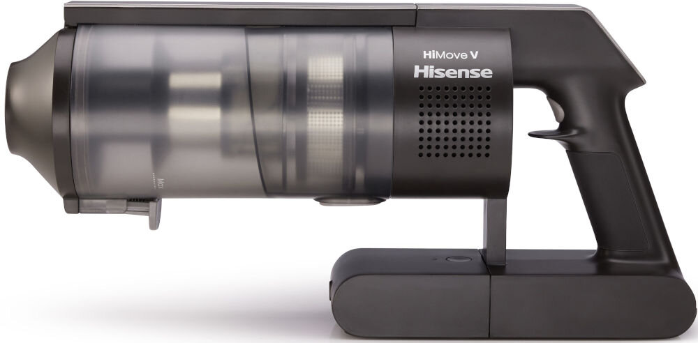 Odkurzacz HISENSE HVC646541A wyjmowana bateria wersja pionowa ręczna wszechstronny podłogi trudno dostępne miejsca metalowy filtr siatkowy higieniczne czyszczenie skuteczne zatrzymywanie drobinek kurzu dbanie o jakość powietrza w pomieszczeniu 