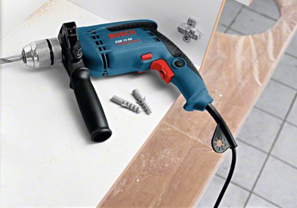 Wiertarka udarowa Bosch GSB 13 RE silnik o mocy 600 W