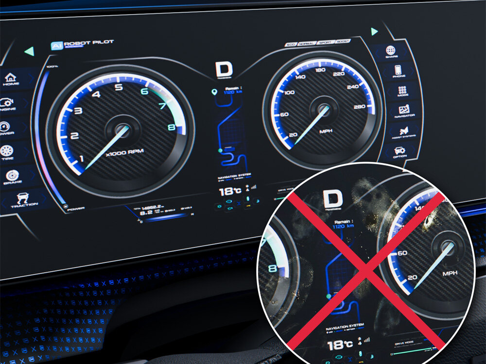 Folia ochronna 3MK TechWrap Matte Center Display do Audi A6 Avant E-Tron 2025