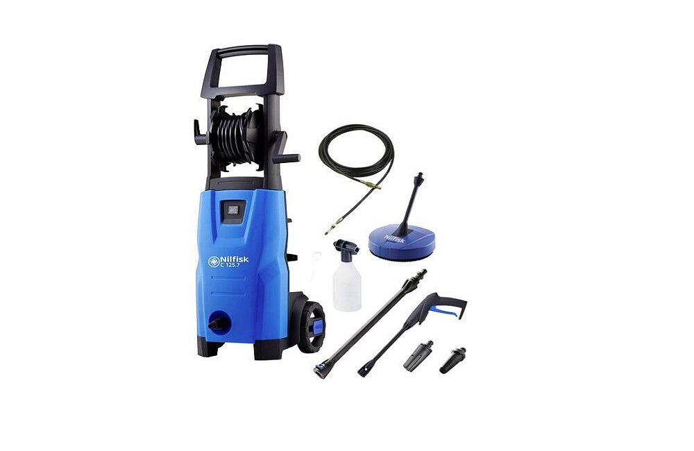Myjka ciśnieniowa NILFISK C 125 7 6 PCD X TRA EU bez stosowania silnych środków chemicznych 125 barów Wąż o długości 6 metrów