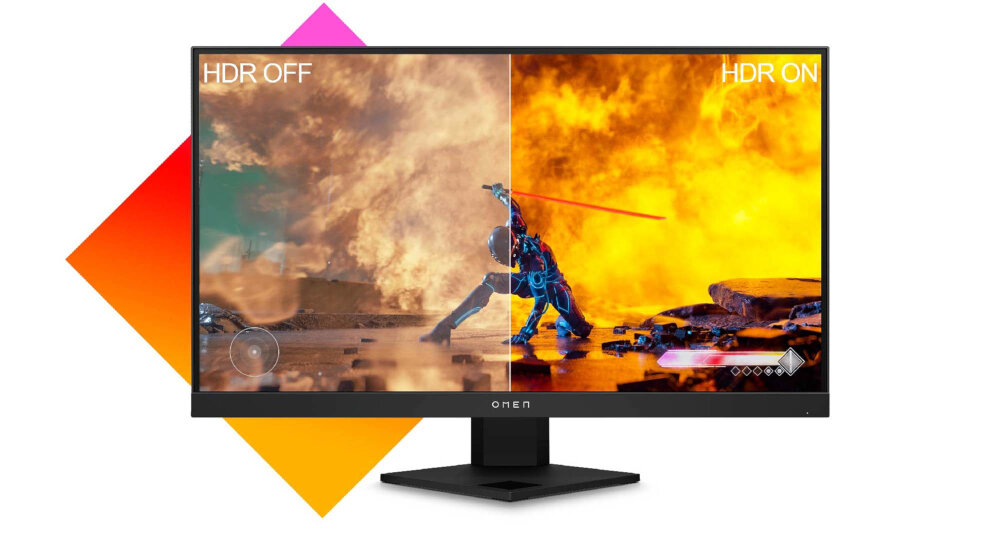 Monitor HP Omen 22J05E9 25 1920x1080px IPS 165Hz 1 ms technologie obraz