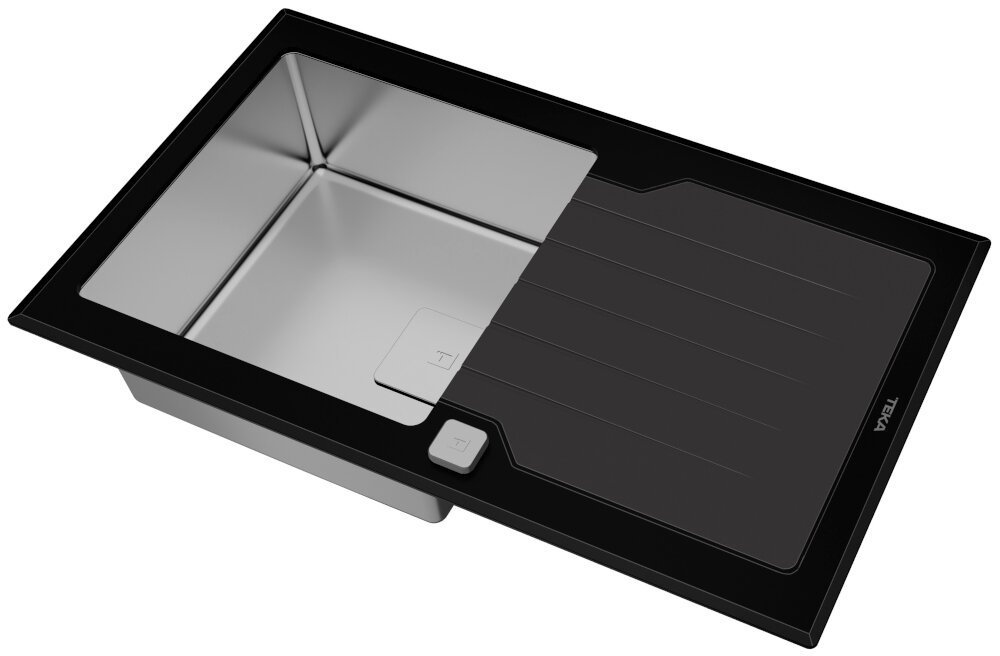 Zlewozmywak TEKA Diamond RS15 1B 1D 86 Czarny wykonanie stal nierdzewna antybakteryjna trwaly bezkorozyjny