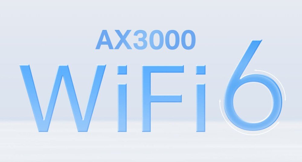 Router TP-LINK Deco x50-5G Napis AX3000 WiFi 6 na jasnym tle, odnoszący się do standardu sieci bezprzewodowej, sieć Wi-Fi, prędkość