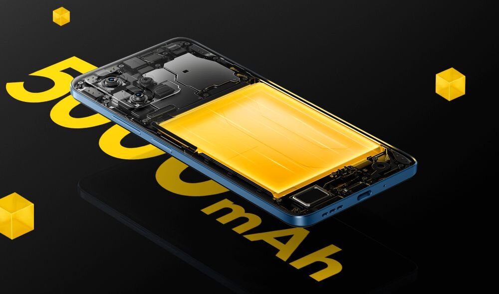 Smartfon XIAOMI Poco X5  ekran bateria aparat procesor ram pamięć pojemność rozdzielczość zdjęcia filmy opis dane cechy blokady system łączność wifi bluetooth obudowa szkło odporność porty muzyka transfer sieć przekątna matryca waga czujniki oled amoled ips