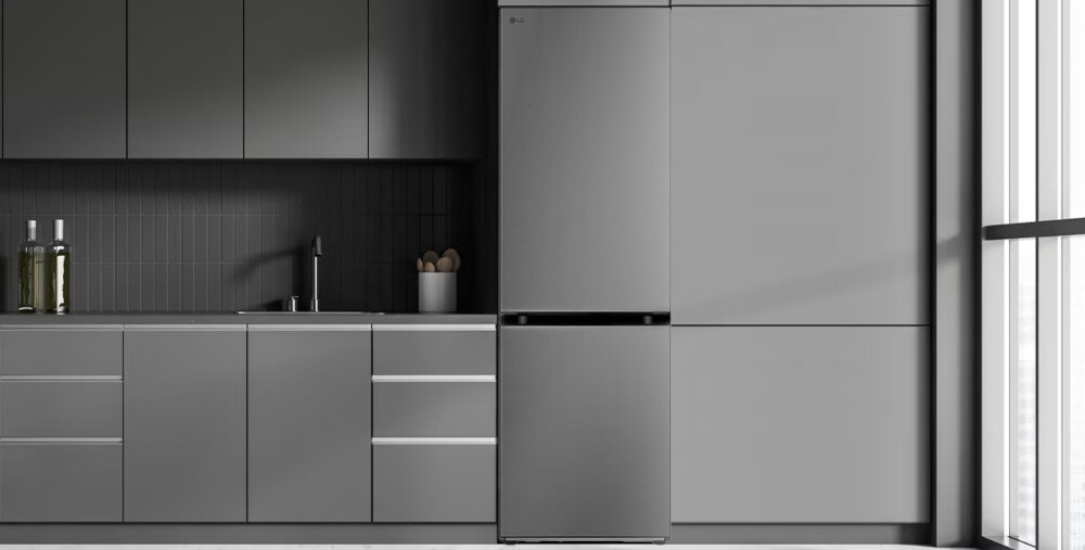 LODÓWKA LG GBV3110EPY Dobrze dobrana forma pojemność 344 l zabudowa płaska konstrukcja