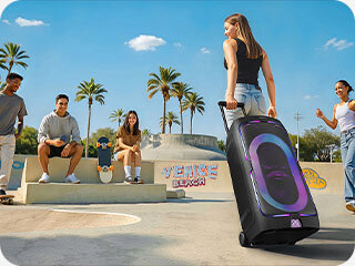 Closeup of Sound Tower outdoor