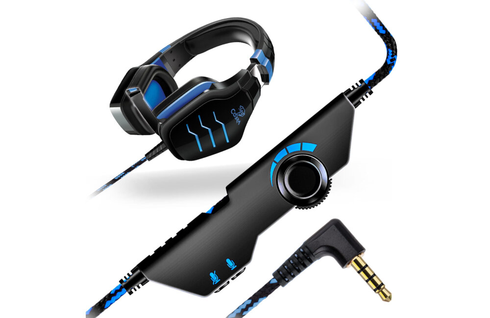 SŁUCHAWKI PS4 COBRA (PRZEWODOWE) QSHPS050 mikrofon
