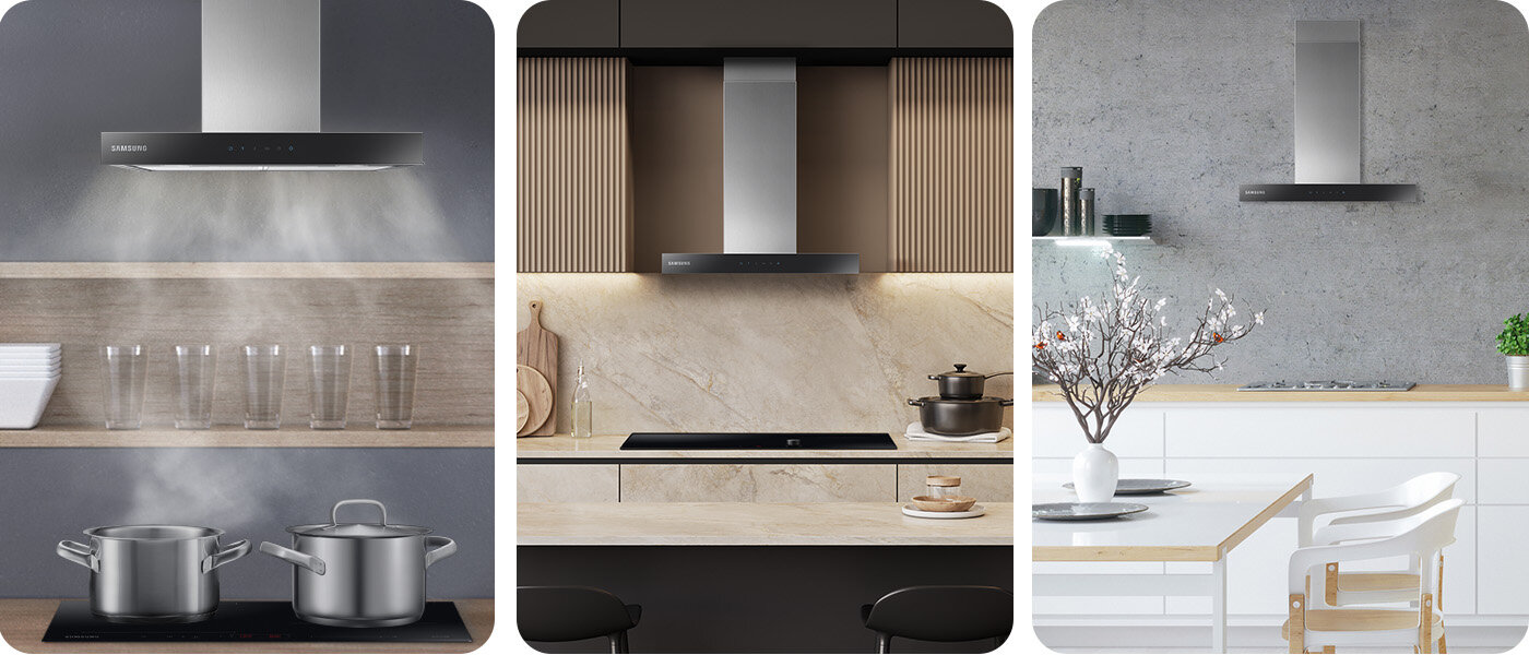 Kominowy okap NK24M5070BS - galeria zdjęć: Media Expert Kominowy okap NK24M5070BS Samsung - galeria zdjęć: Media Expert