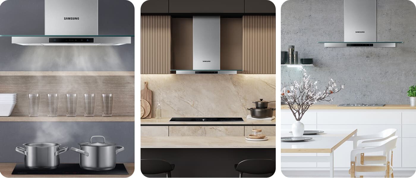 Media Expert: okap Samsung NK24M5070FS - podsumowanie - 3 zdjęcia Media Expert: okap kominowy Samsung NK24M5070FS - podsumowanie - 3 zdjęcia