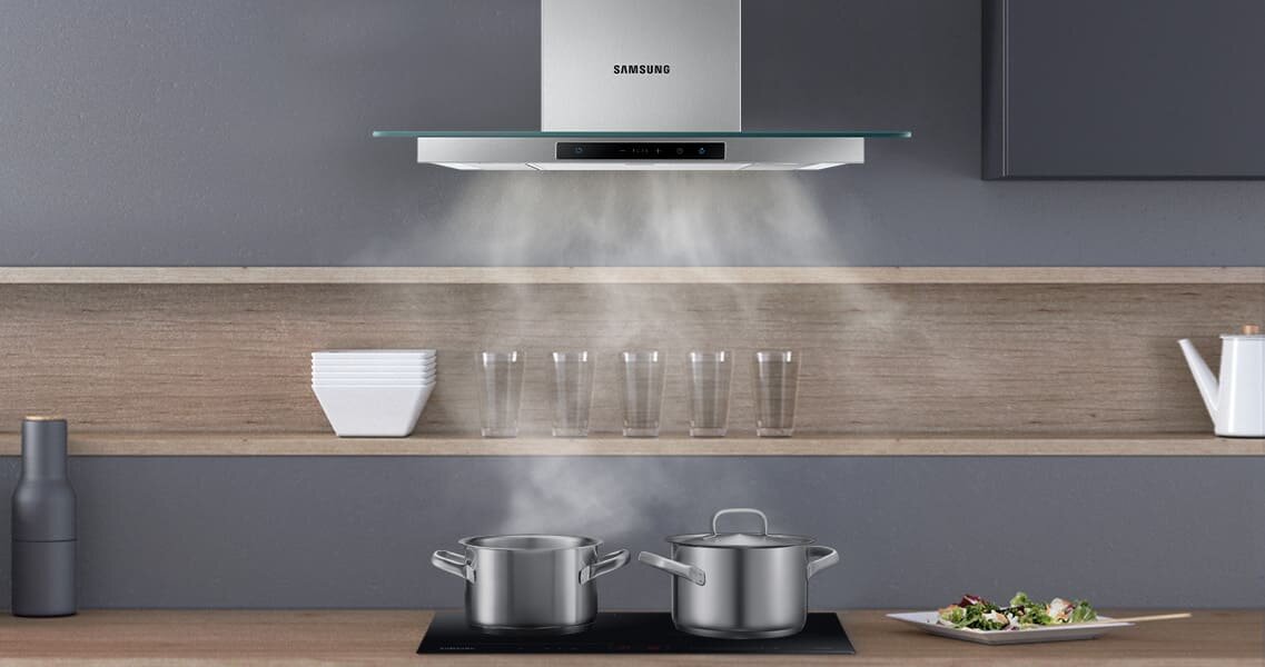 Media Expert: okap Samsung NK24M5070FS - wysoka wydajność: okap nad garnkami Media Expert: okap kominowy Samsung NK24M5070FS - wysoka wydajność: okap nad garnkami