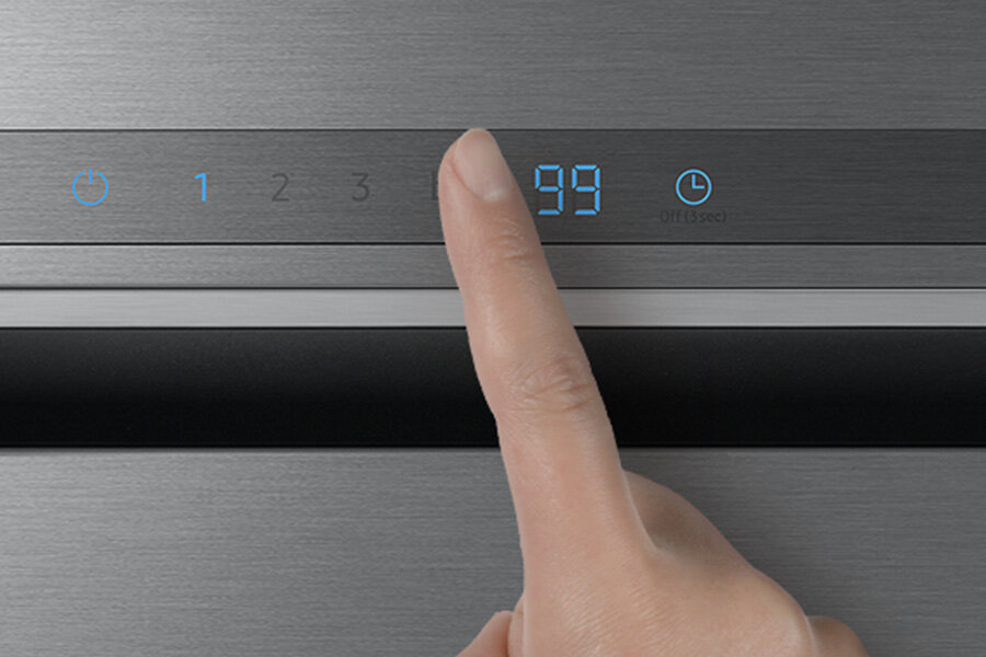 Okap skośny Samsung NK24M7070VS - Media Expert: intuicyjna obsługa