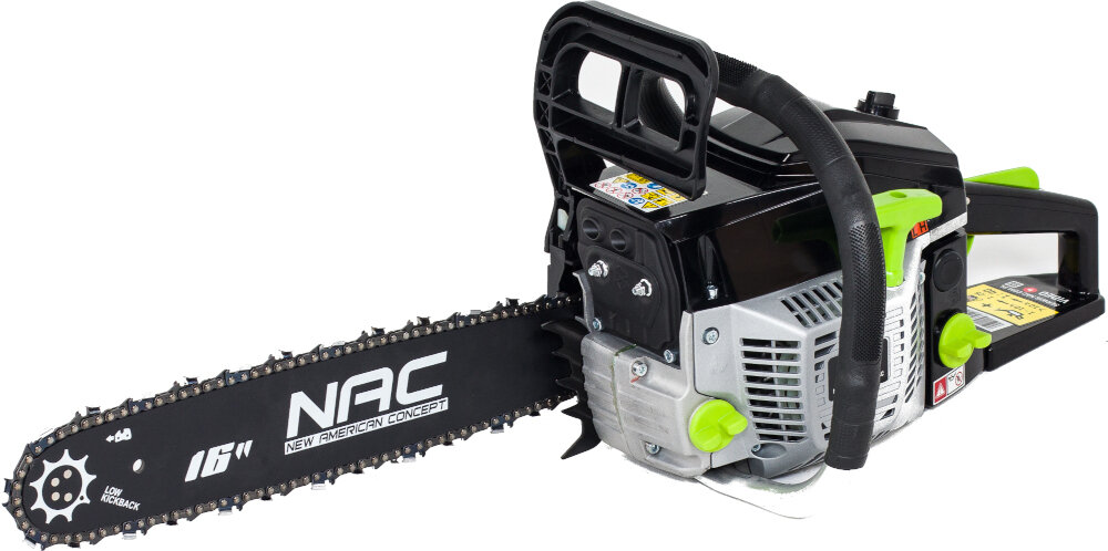 Piła spalinowa NAC CST45-40-02AC technologia automatycznego smarowania łańcucha żywotność urządzenia znacząco się wydłuży