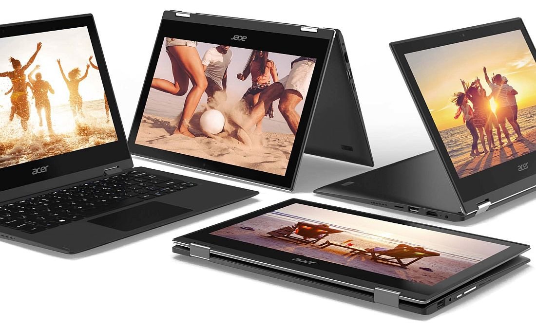 Laptop ACER Spin 1 - 360-stopniowy zawias 