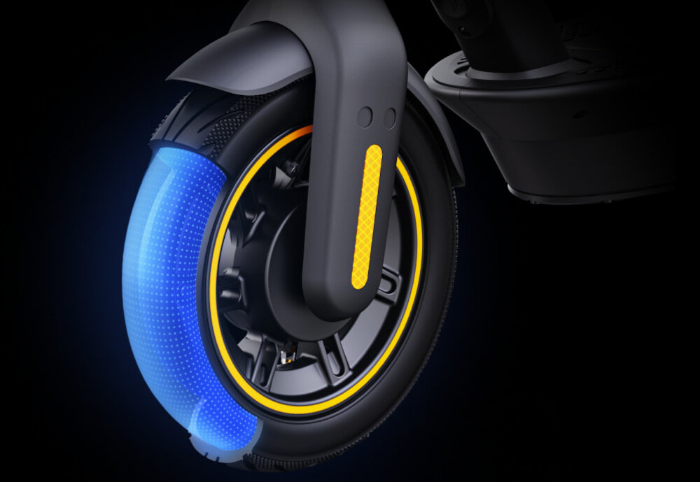 Hulajnoga elektryczna SEGWAY Ninebot KickScooter Max G2D Czarny opony 0-calowe samonaprawiające się opony bezdetkowe warstwa zelowa odporne na przebicia tlumia drgania i wstrzsy nie wymagaja pompowania