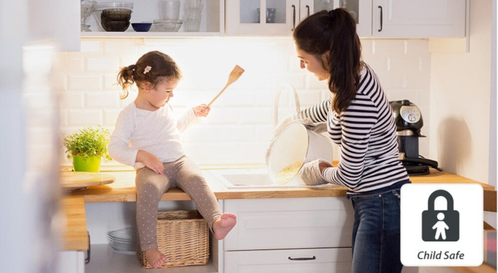 Zmywarka WHIRLPOOL WBC 3C26 B zabezpieczenie przed dziećmi