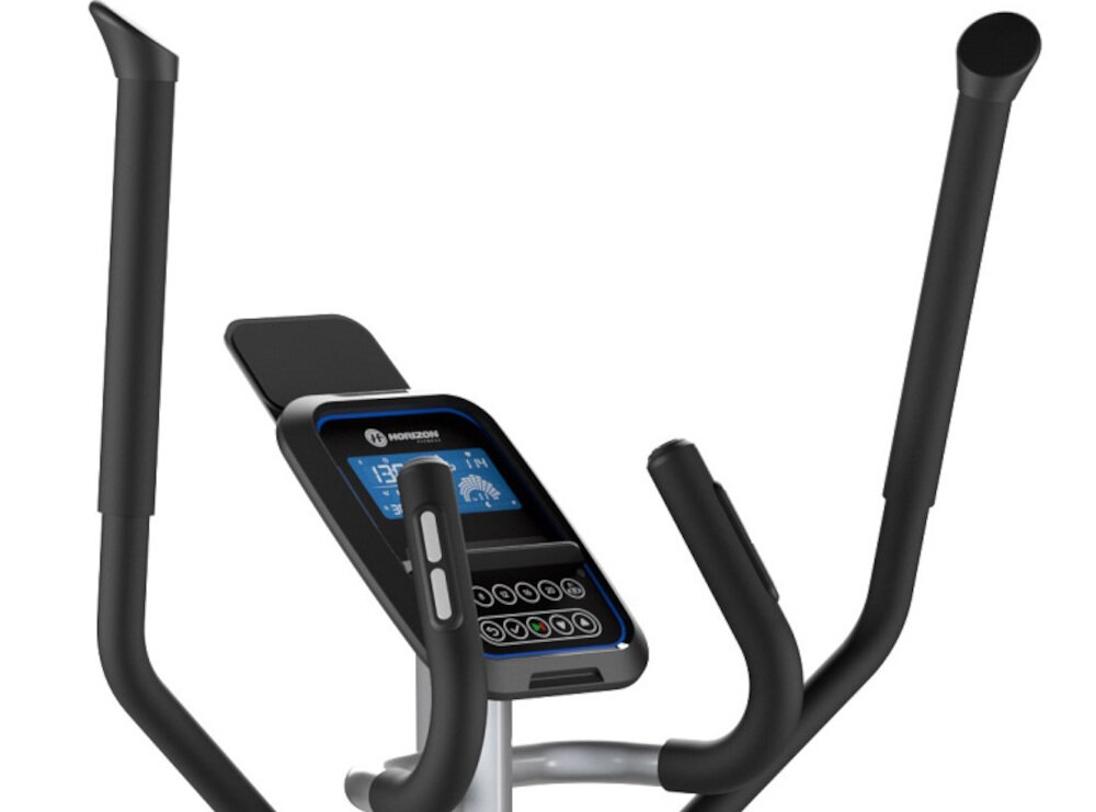 Orbitrek eliptyczny HORIZON FITNESS Elliptical SYROS 3.0 zaprojektowany z dbałością o najmniejszy szczegół szybciej spalisz zbędną tkankę tłuszczową poprawia kondycję pobudza endorfiny 20 poziomów oporu z regulacją elektroniczną w uchwytach