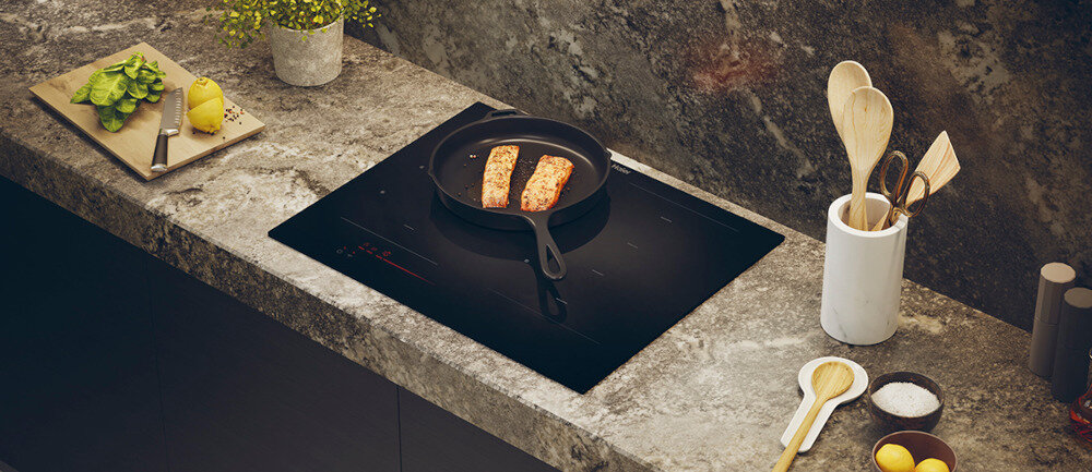 Płyta indukcyjna HAIER HAMT68IRB1S szeroki wybór poziomy moc grzanie delikatne intensywne kontrola niski średni wysoki