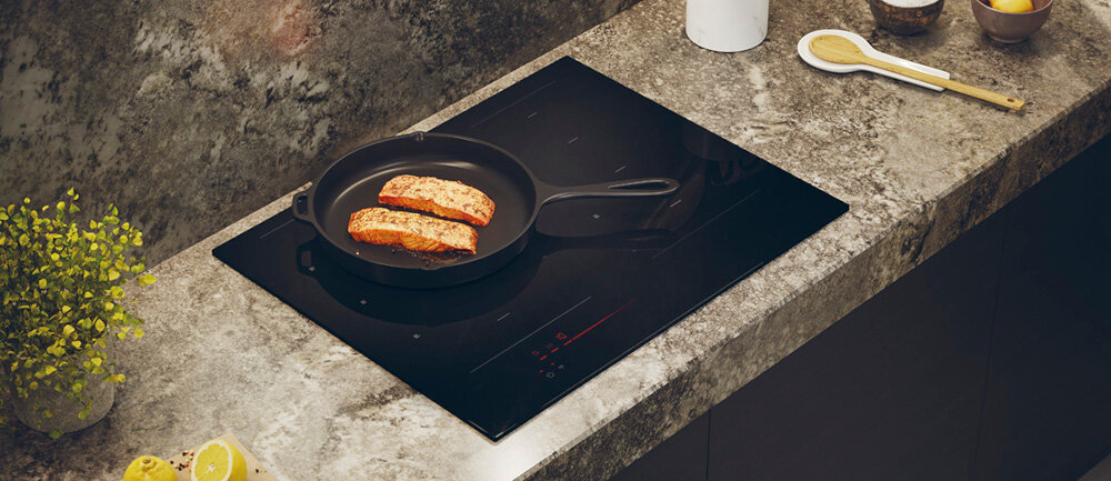 Płyta indukcyjna HAIER HAMT68IRB1S Booster większa moc maksymalna oszczędność czasu szybkie gotowanie podgrzewanie