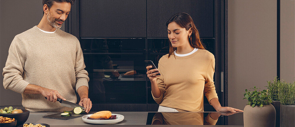 Płyta indukcyjna HAIER HAMT68IRB1S timer czas ustawianie planowanie odmierzanie jedno pole więcej pól jednocześnie