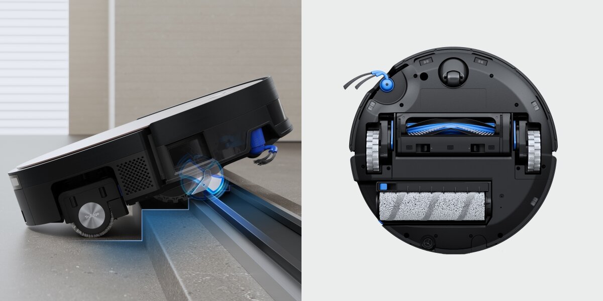 Robot sprzątający ECOVACS Deebot X11 OmniCyclone Czarny Pokonuje wszystkie progi - robot wjeżdzający na wysoki próg