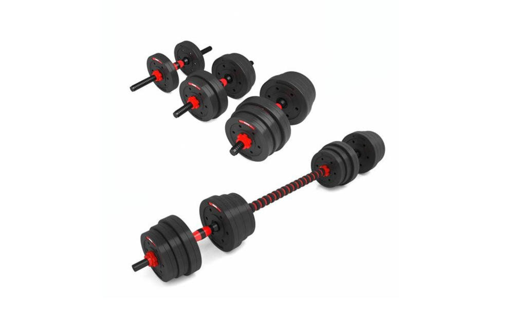 HMS sztangielka obciążenie domowa siłownia złączenie sztanga