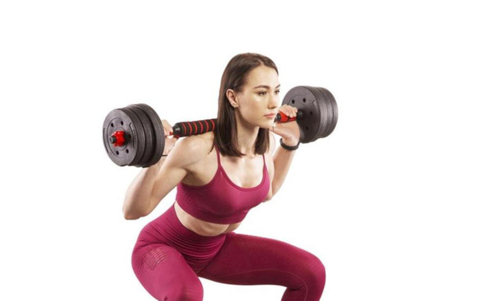 HMS talerze trening siłowy mocowanie gryf trenowanie