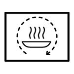 Ikona funkcji podtrzymywania ciepła