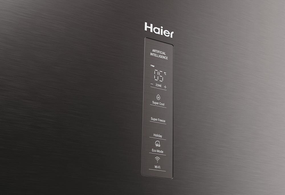 HAIER HTW5620DNMG lodówka cyfrowy wyświetlacz fotykowy drzwi łatwe sterowanie kontrola temperatura ustawienia