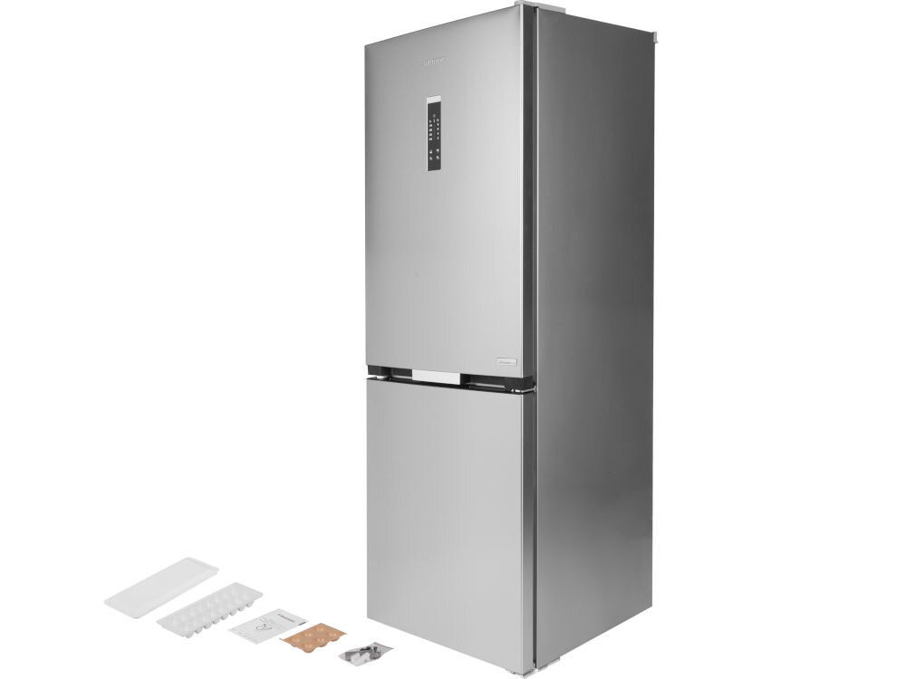 Lodówka GRUNDIG GKPN46821X No Frost 186.5cm elementy zestaw