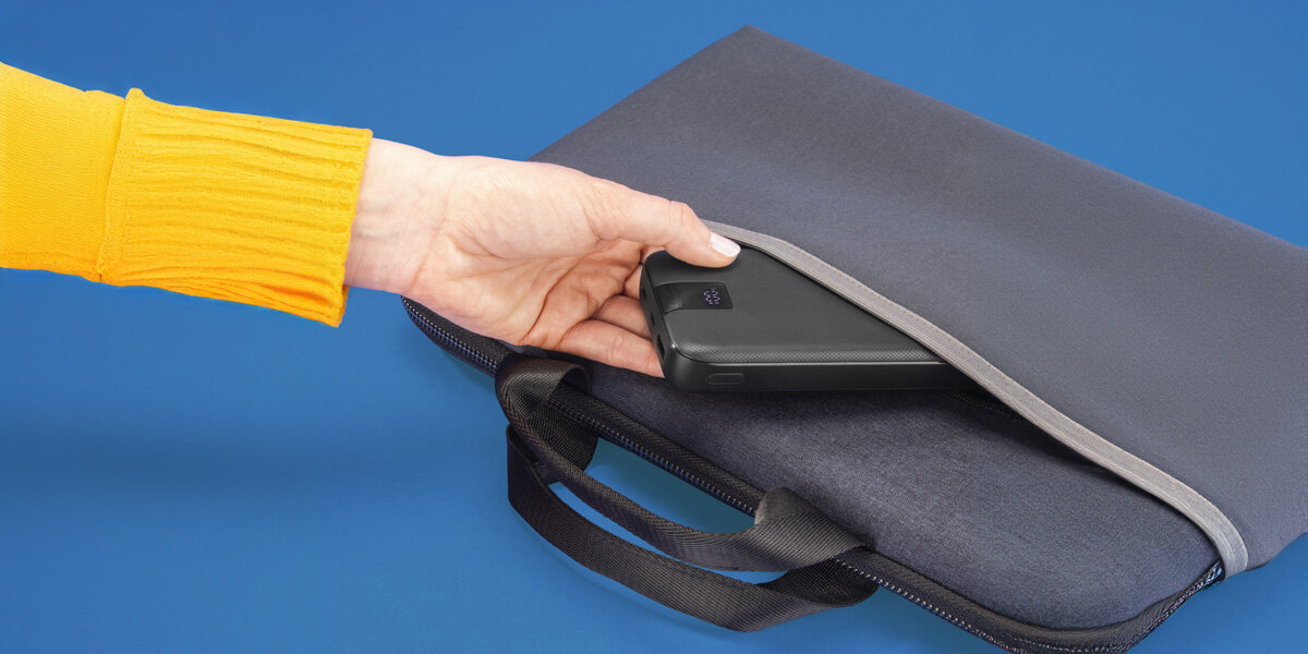 Powerbank HAMA PD 20 20000 mAh AntracytowyPełne bezpieczeństwo