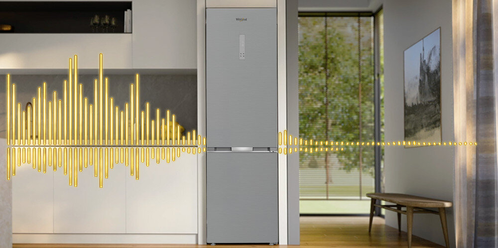 LODÓWKA WHIRLPOOL WHK26403XP6E wizualizacja Zen Inverter cicha praca oszczędność wydajność